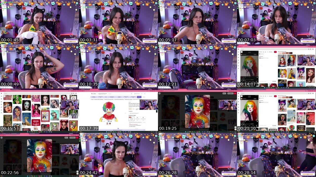 Contact-sheet preview of burpsiedaisy's Twitch recording
