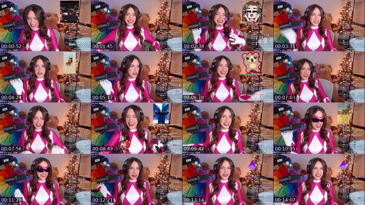Contact-sheet preview of sreme's Twitch recording