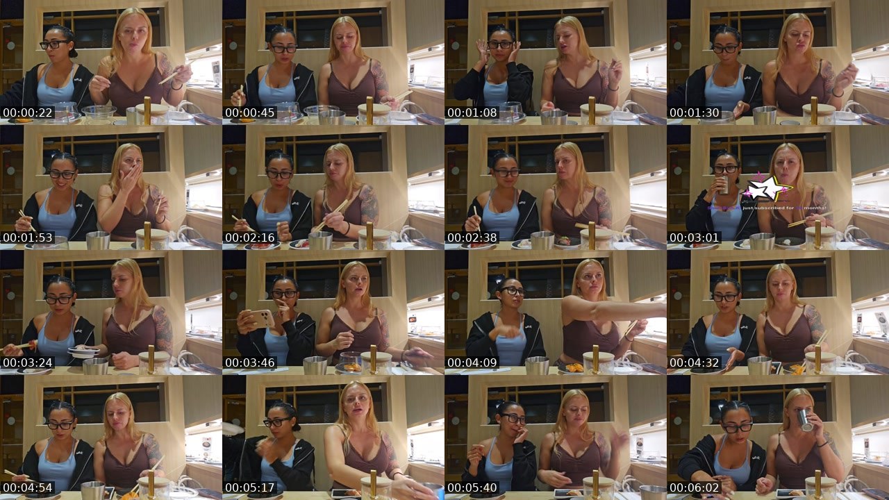 Contact-sheet preview of zuhlaynuh's Twitch recording