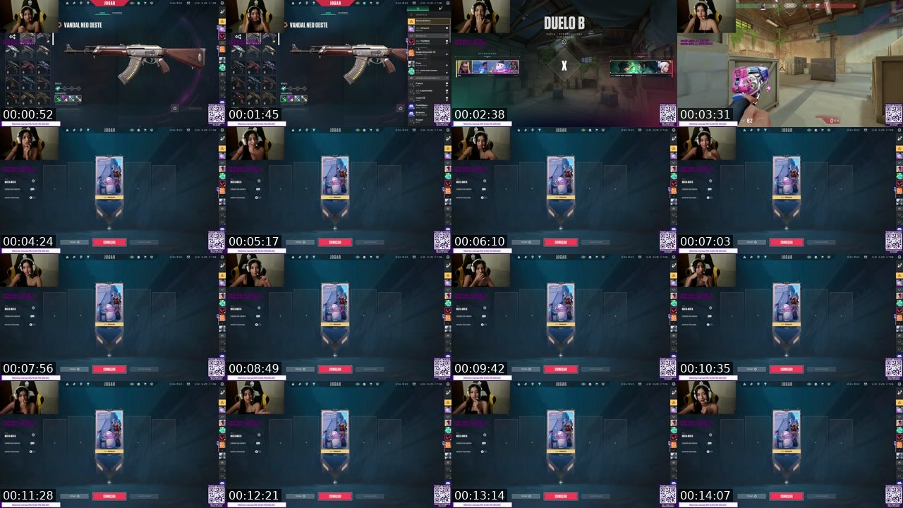 Contact-sheet preview of AMajuhh's Twitch recording
