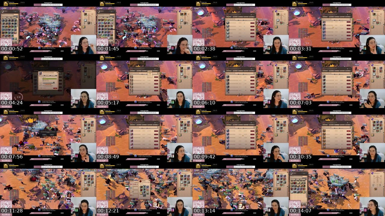 Contact-sheet preview of A_Aisaka's Twitch recording