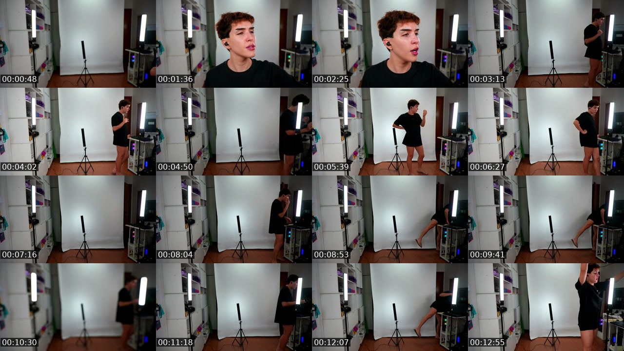 Contact-sheet preview of ISMEIOW's Twitch recording