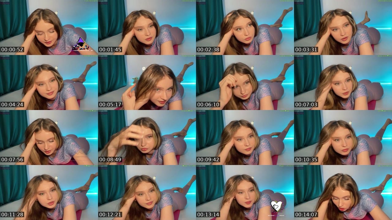 Contact-sheet preview of evaannatv's Twitch recording
