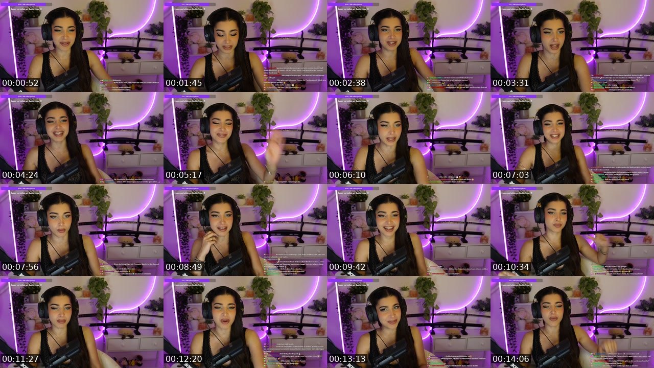 Contact-sheet preview of Naschiitaschii's Twitch recording