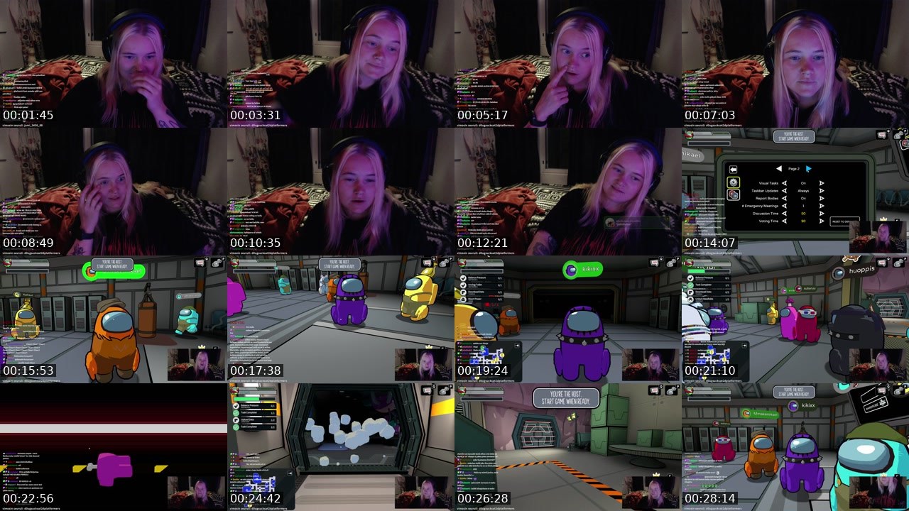 Contact-sheet preview of suhmuri's Twitch recording