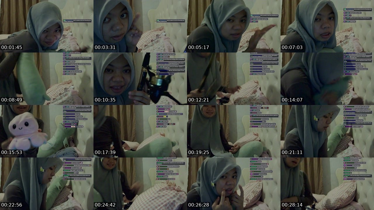Contact-sheet preview of moon_ly_space's Twitch recording