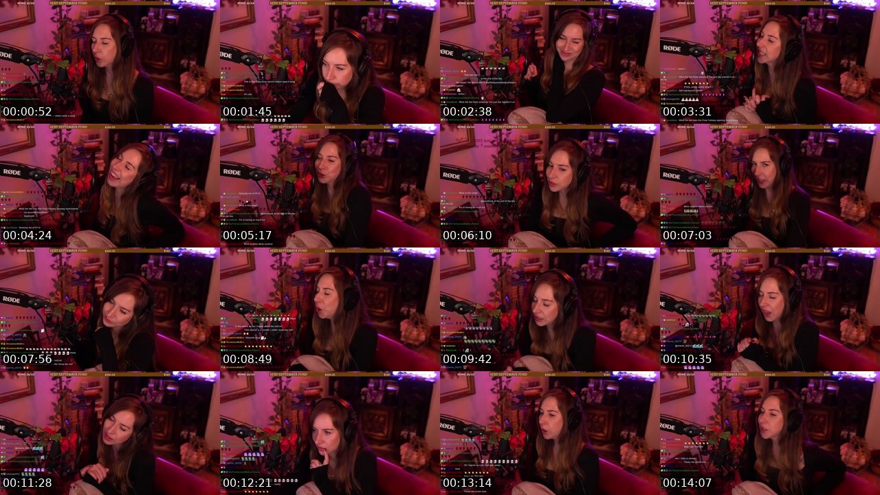 Contact-sheet preview of pixelsmixel's Twitch recording