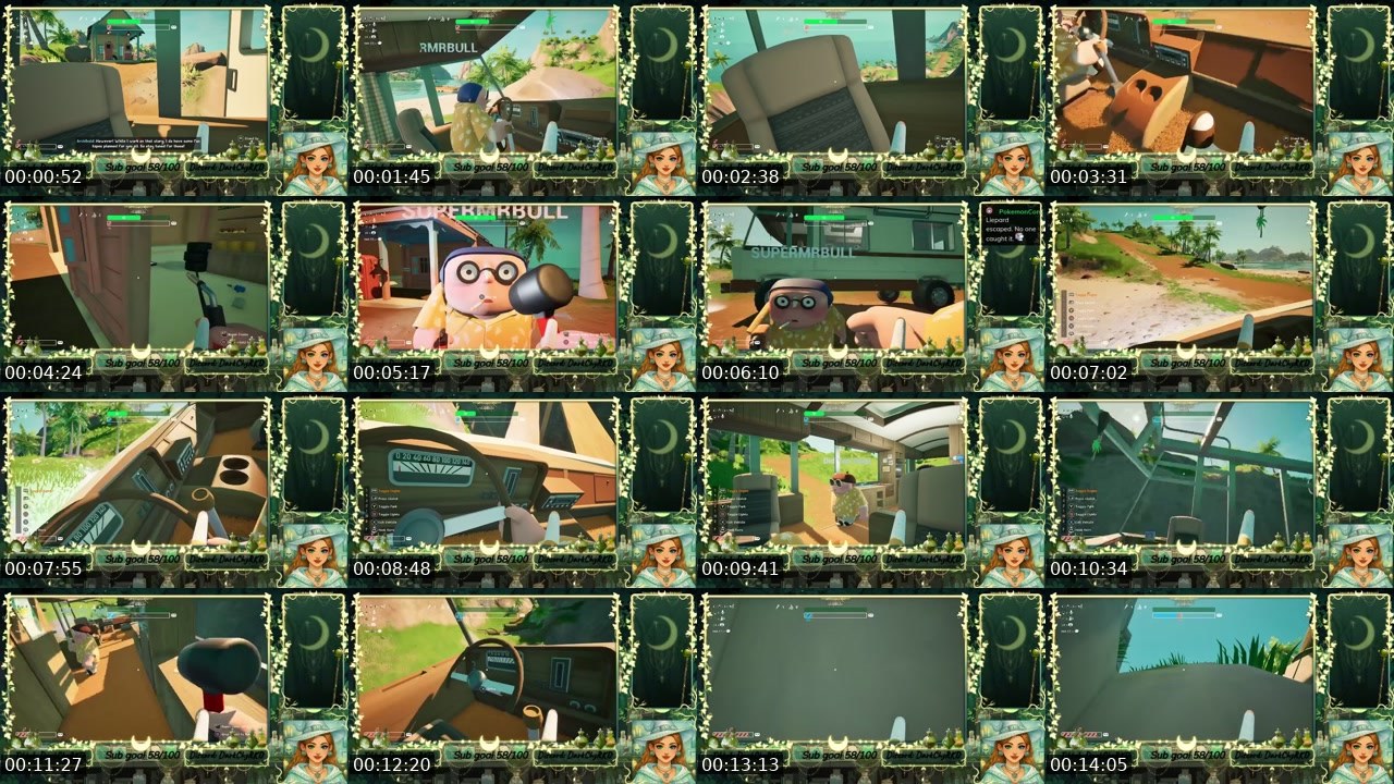 Contact-sheet preview of DarkChyRKD's Twitch recording
