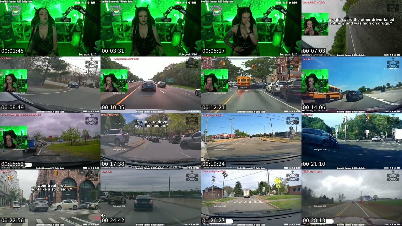 Contact-sheet preview of MissPurple's Twitch recording