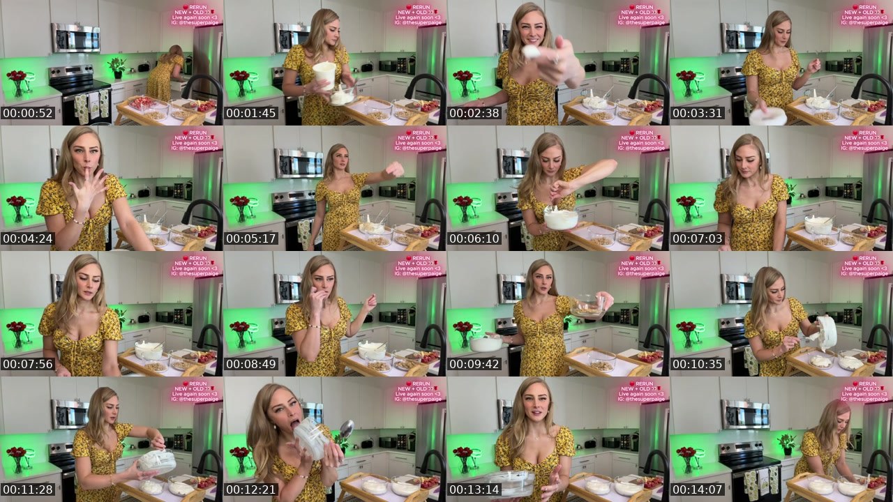 Contact-sheet preview of BadVenus's Twitch recording