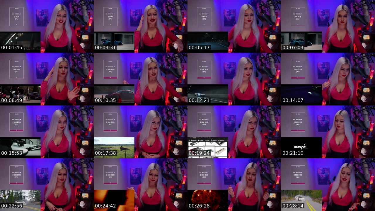 Contact-sheet preview of mia_ivus's Twitch recording