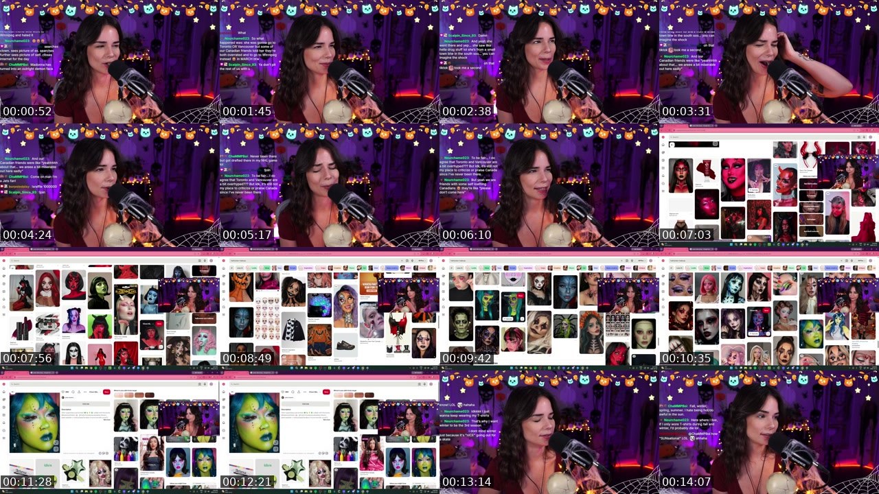 Contact-sheet preview of burpsiedaisy's Twitch recording
