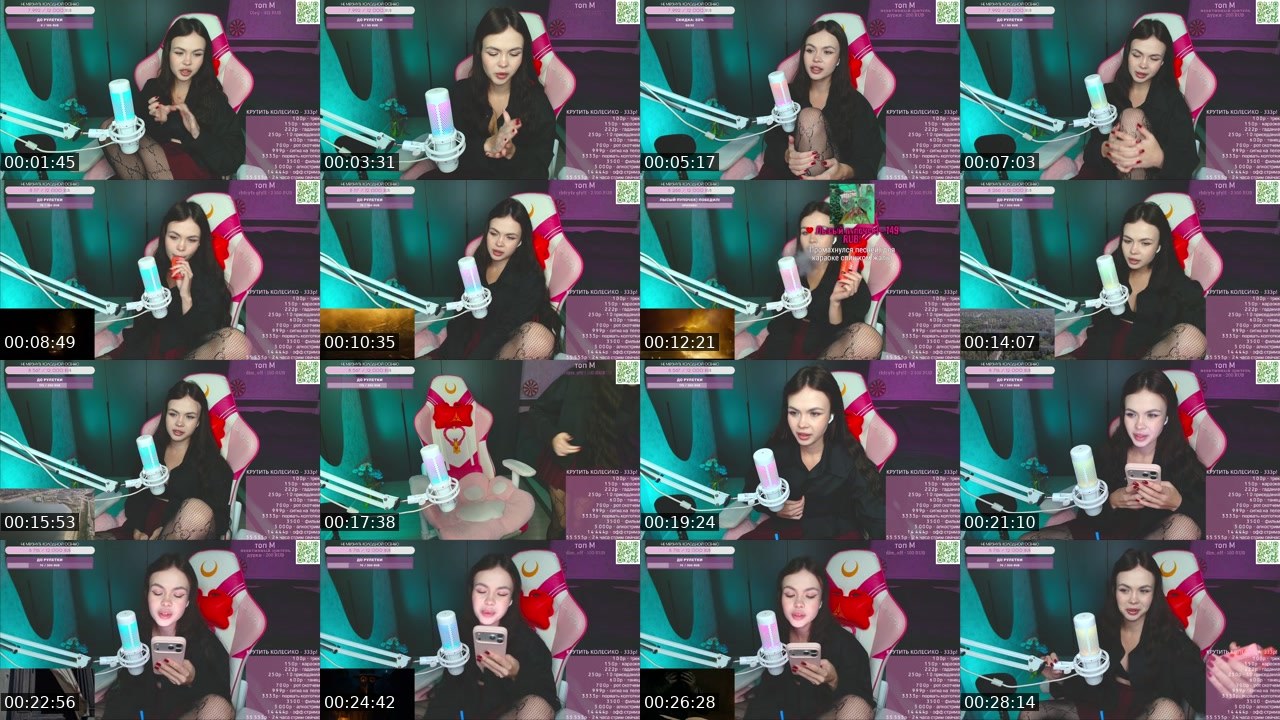 Contact-sheet preview of stroinyasha's Twitch recording