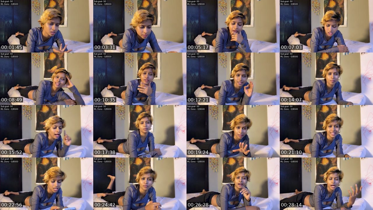 Contact-sheet preview of shaviwoo's Twitch recording