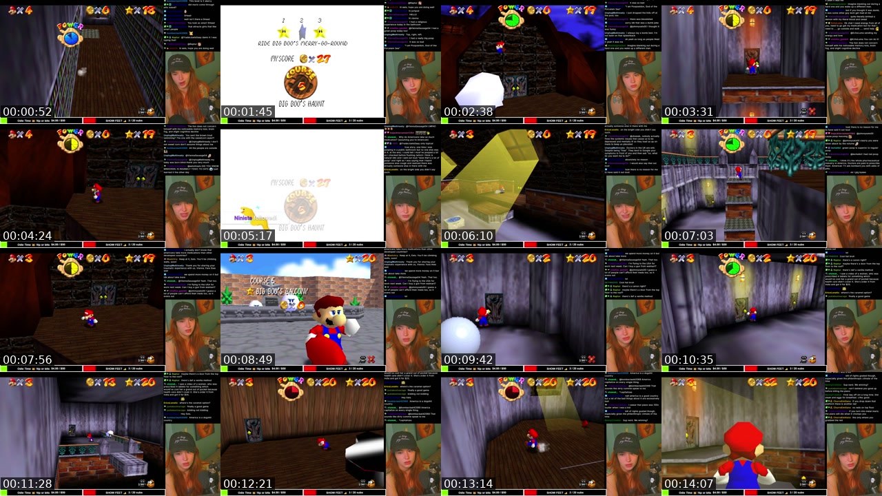 Contact-sheet preview of eels4reals's Twitch recording