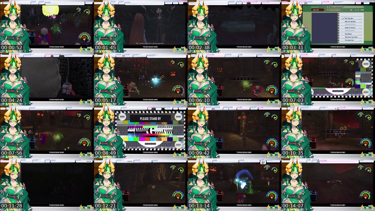 Contact-sheet preview of Akami's Twitch recording