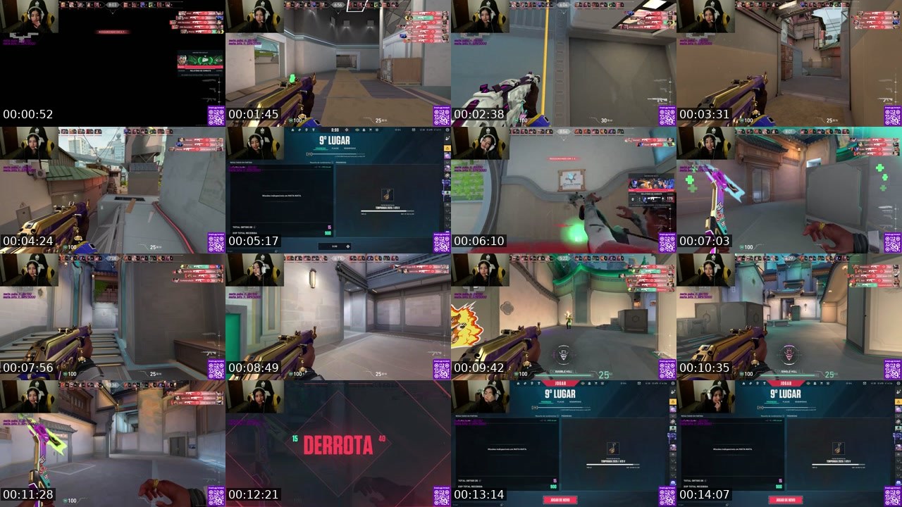 Contact-sheet preview of AMajuhh's Twitch recording