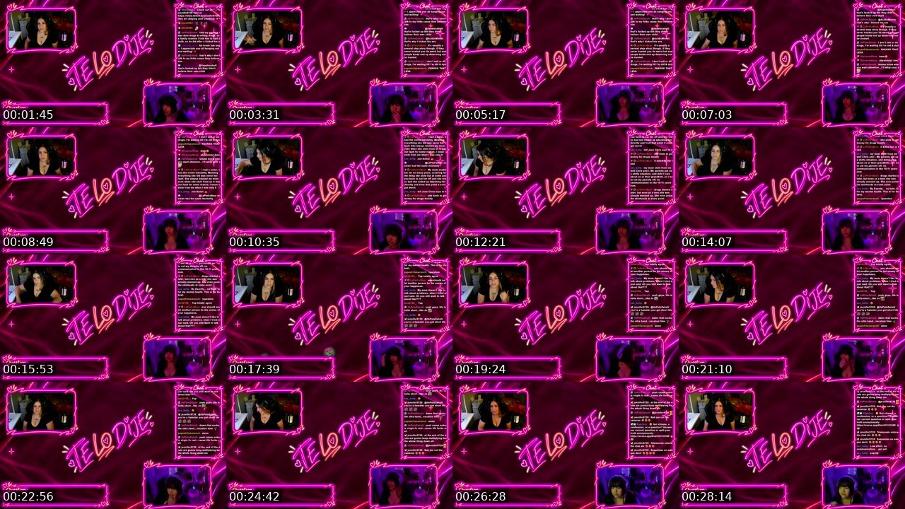 Contact-sheet preview of joegrey_'s Twitch recording