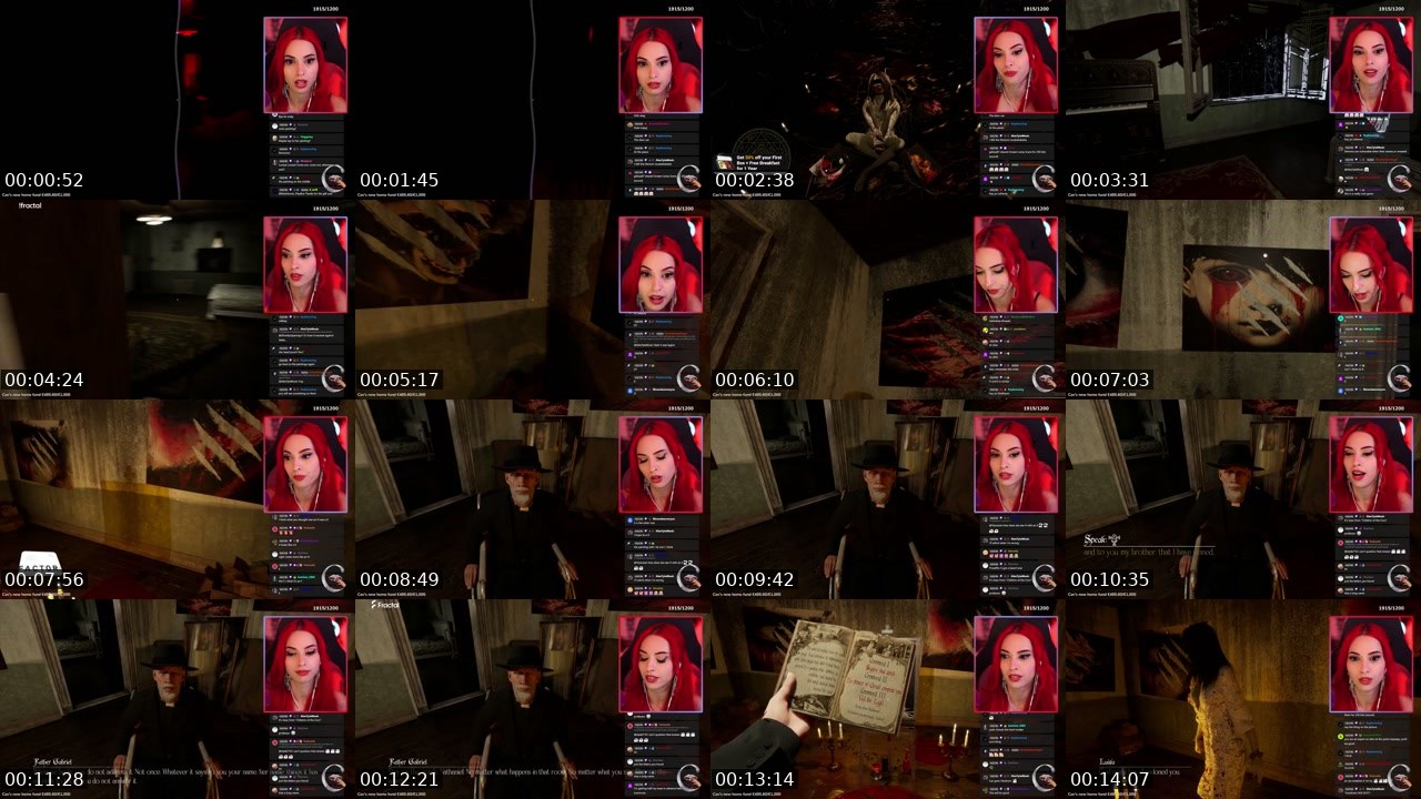 Contact-sheet preview of Cavesta's Twitch recording