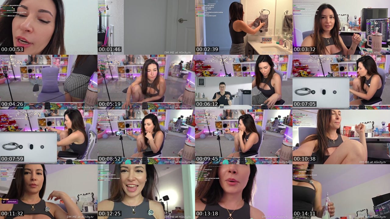 Contact-sheet preview of alinitytv247's Twitch recording