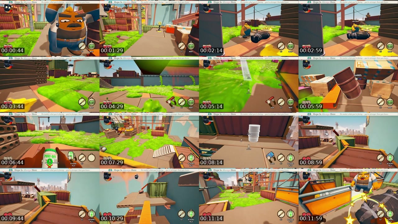 Contact-sheet preview of captaincoolios's Twitch recording
