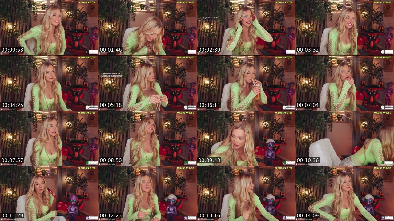 Contact-sheet preview of Bebahan's Twitch recording