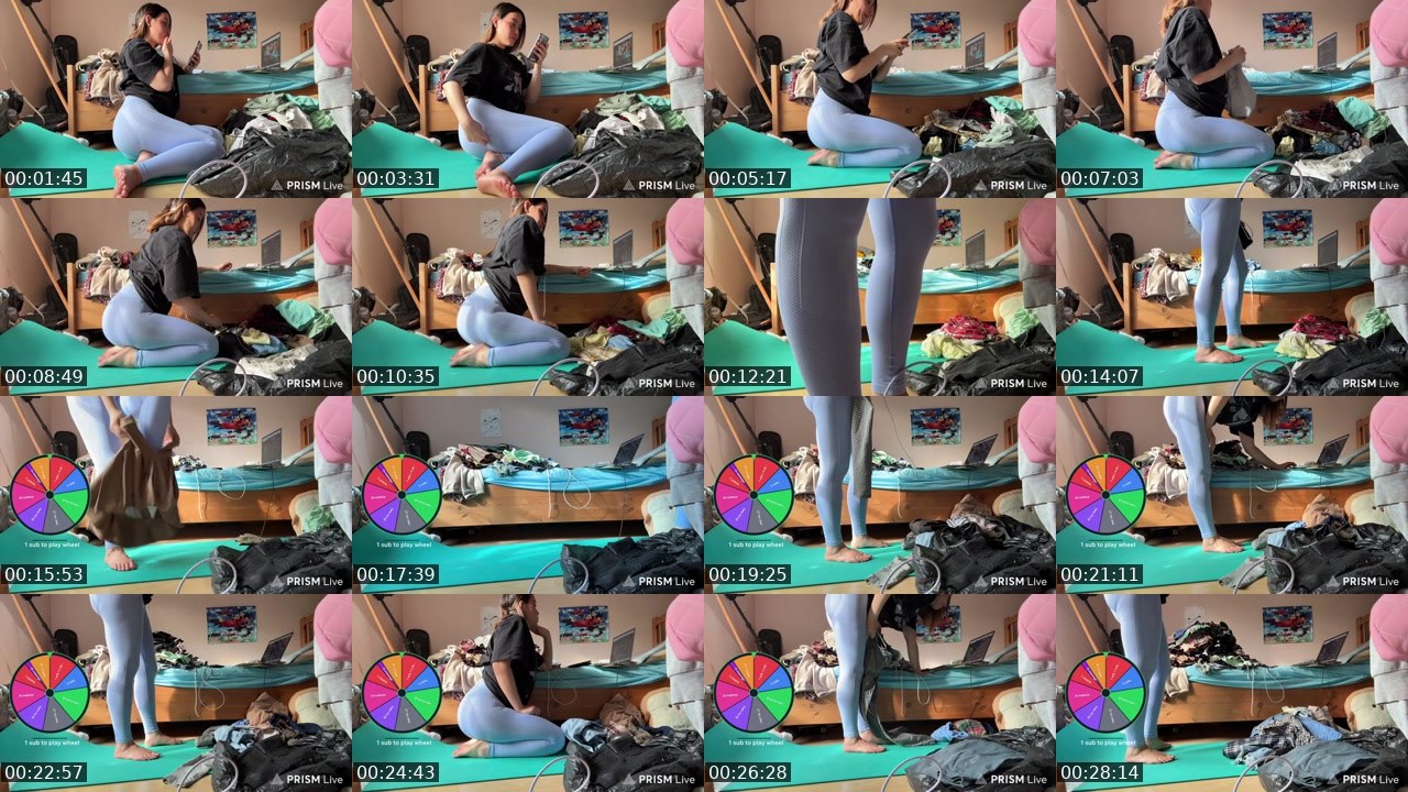 Contact-sheet preview of Kaellyn's Twitch recording