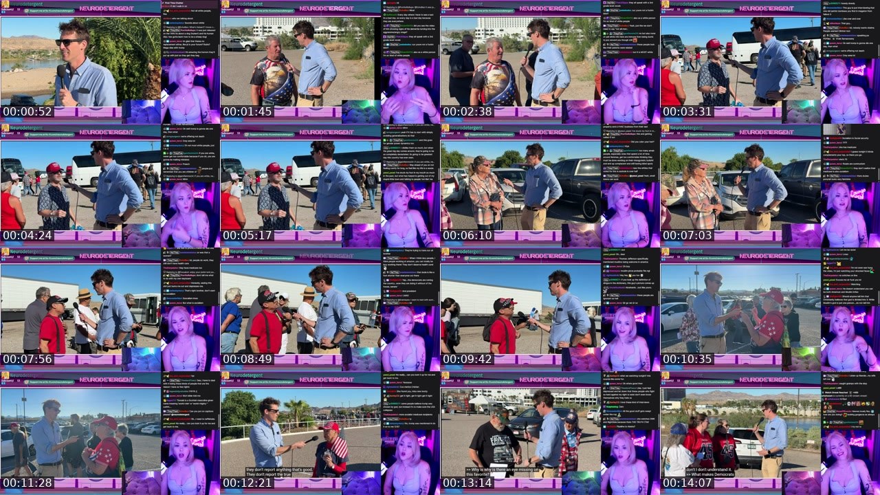 Contact-sheet preview of neurodetergent's Twitch recording