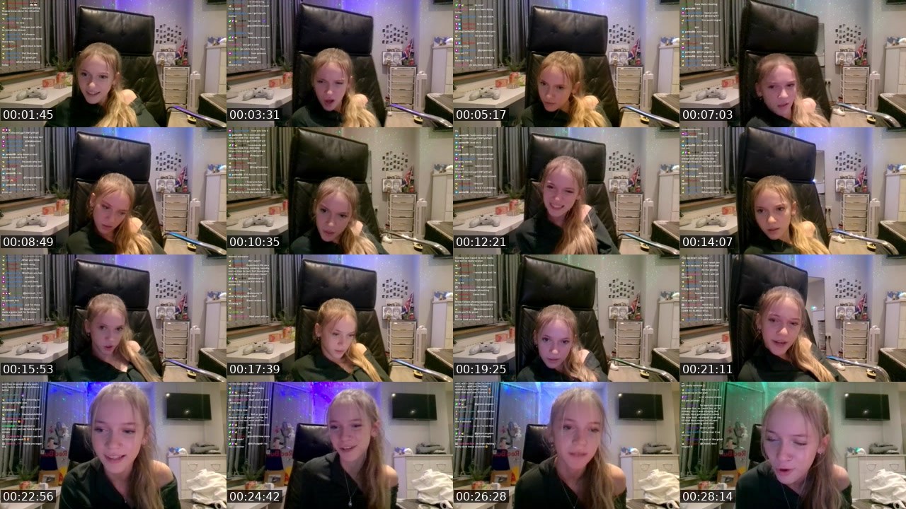Contact-sheet preview of vineless's Twitch recording