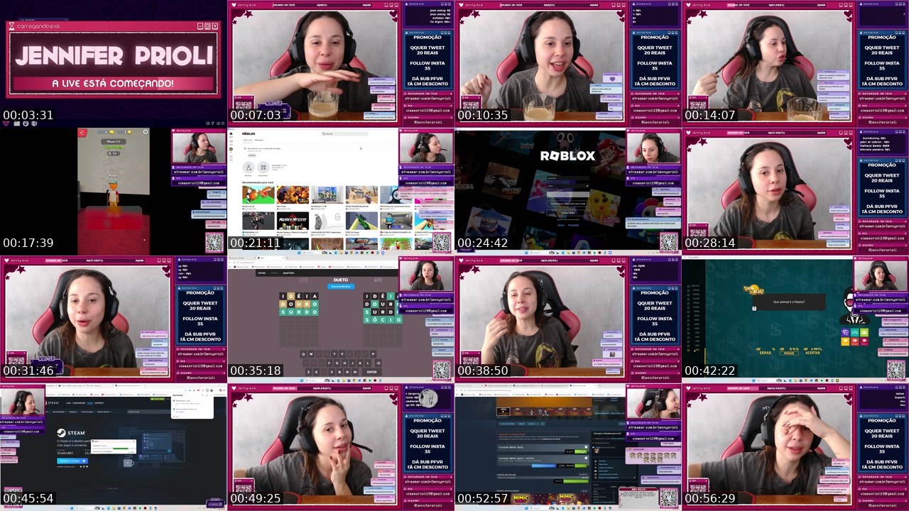 Contact-sheet preview of jennyprioli's Twitch recording