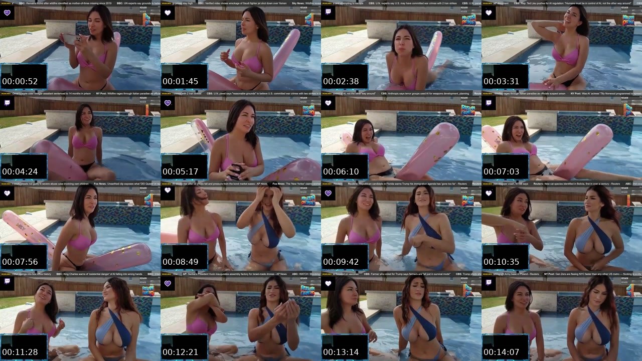 Contact-sheet preview of RuslanGamesHQ's Twitch recording