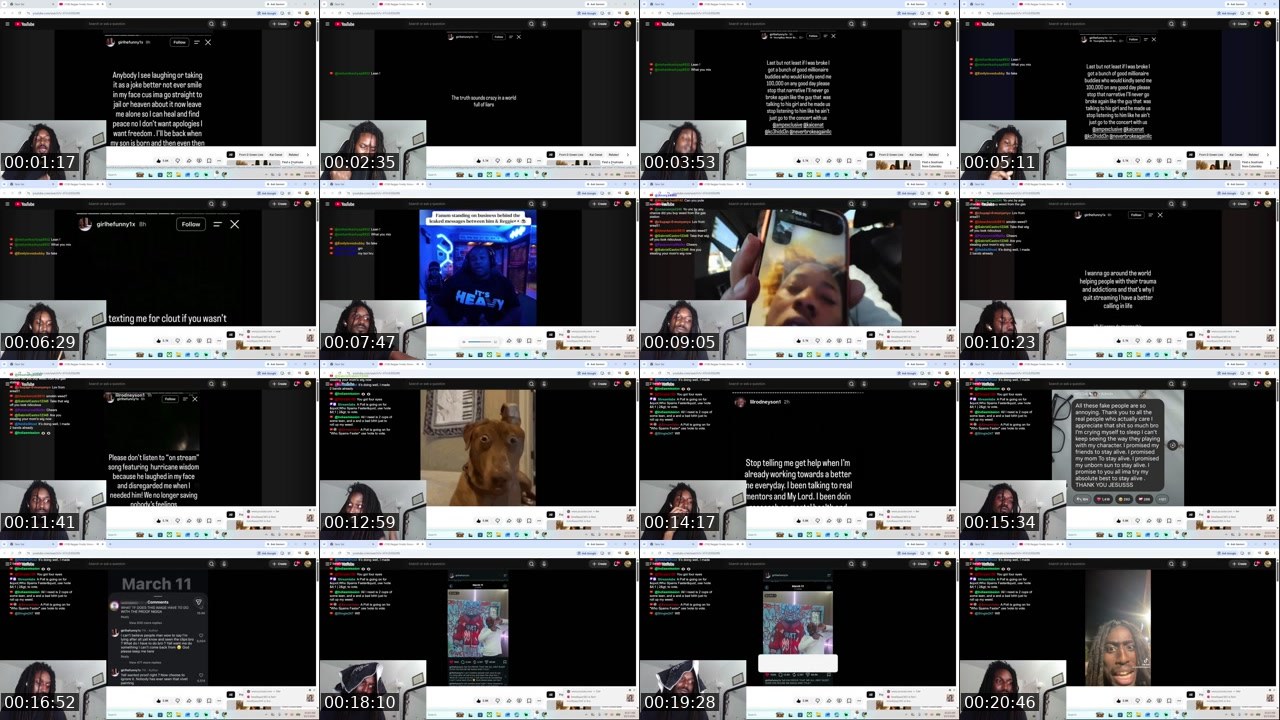 Contact-sheet preview of CodeChill504's Twitch recording