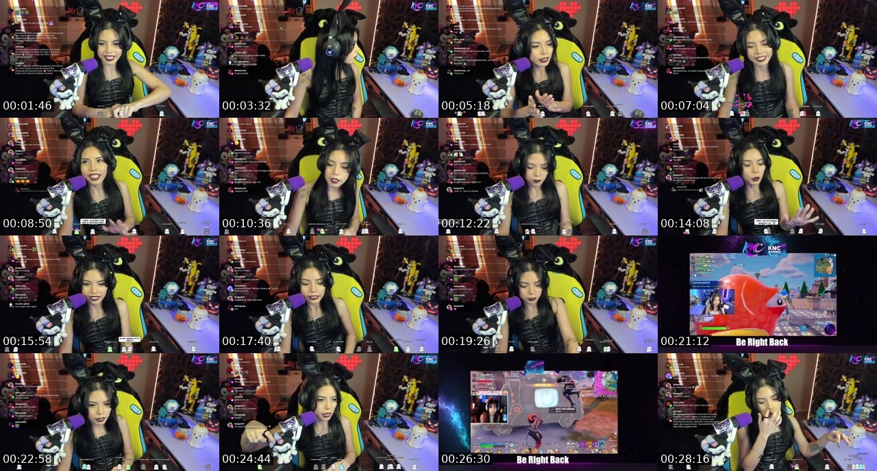 Contact-sheet preview of JosClaps's Twitch recording
