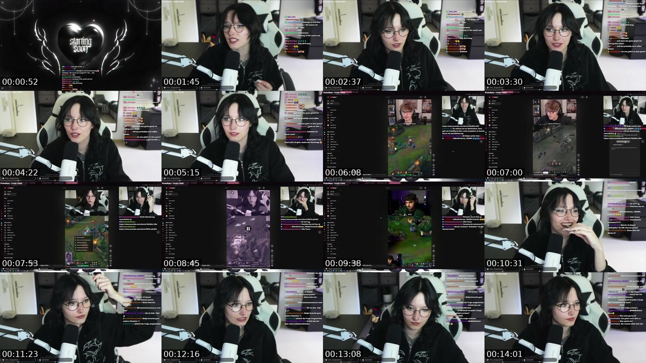 Contact-sheet preview of Weeelpe's Twitch recording