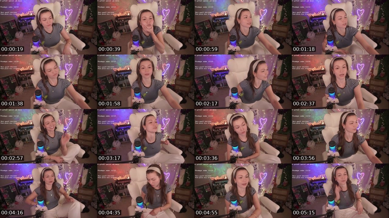 Contact-sheet preview of JFHailey's Twitch recording
