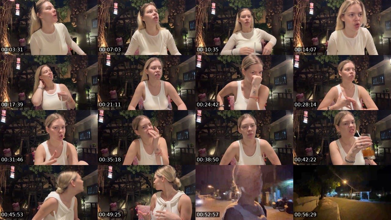 Contact-sheet preview of VIKIM0USE's Twitch recording