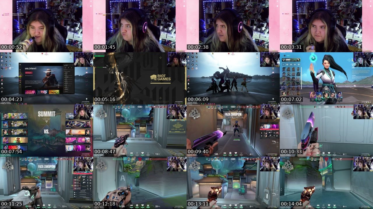 Contact-sheet preview of x_misia_ks's Twitch recording