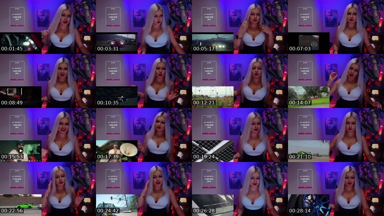 Contact-sheet preview of mia_ivus's Twitch recording