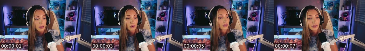 Contact-sheet preview of Avori's Twitch recording