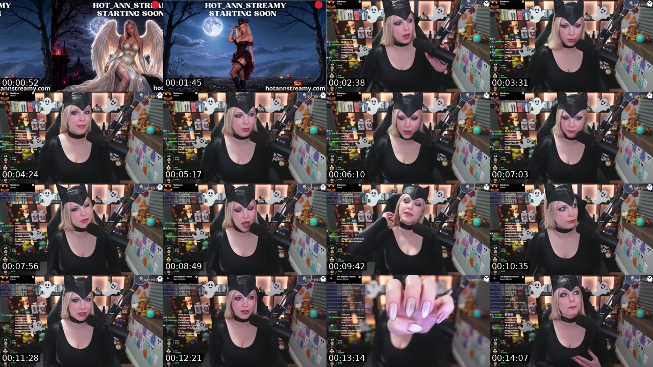 Contact-sheet preview of Hot_Ann_Streamy's Twitch recording