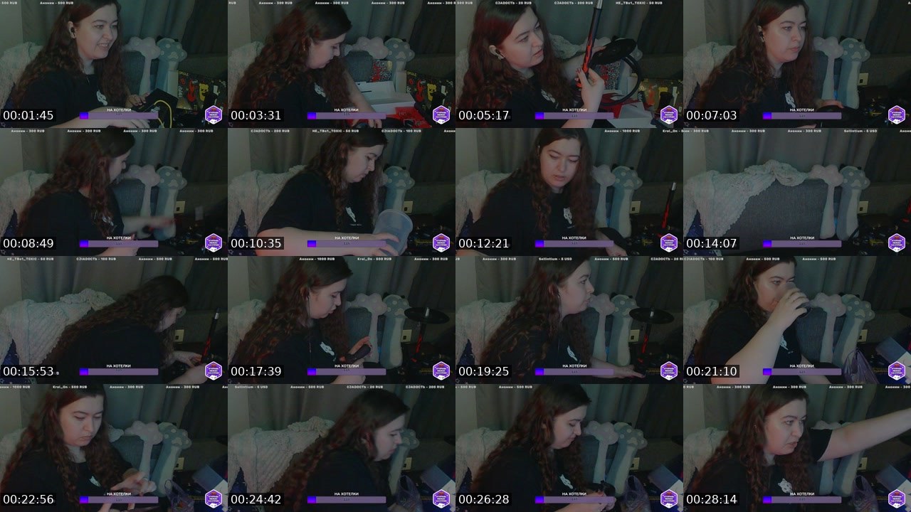 Contact-sheet preview of Bbl_kycb's Twitch recording