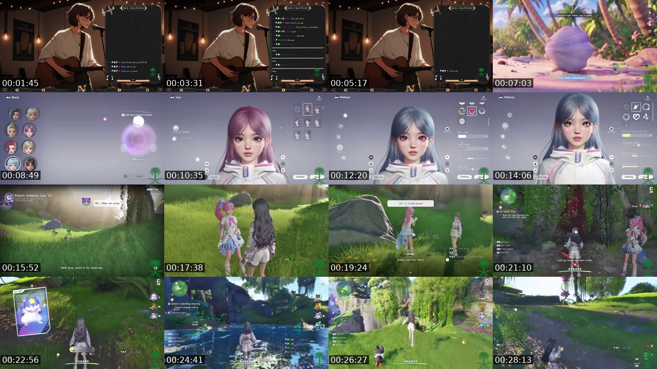 Contact-sheet preview of Njmh's Twitch recording