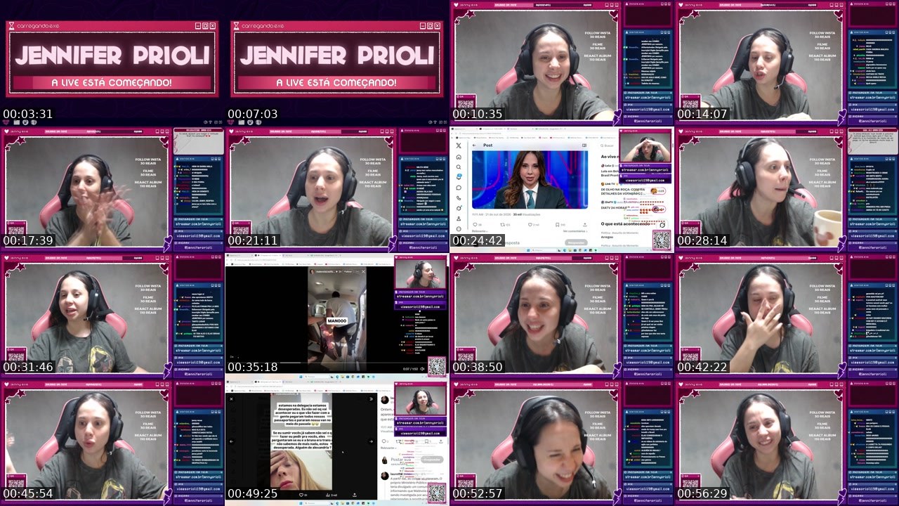 Contact-sheet preview of jennyprioli's Twitch recording
