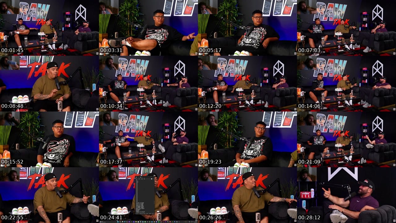 Contact-sheet preview of KillerGoony's Twitch recording