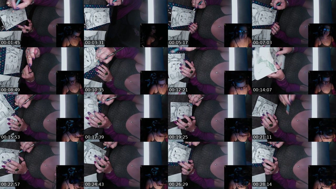 Contact-sheet preview of MaryMoo71327's Twitch recording