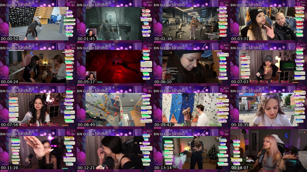 Contact-sheet preview of almostfeline's Twitch recording