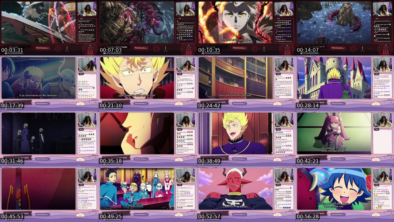 Contact-sheet preview of hitomikeiko's Twitch recording
