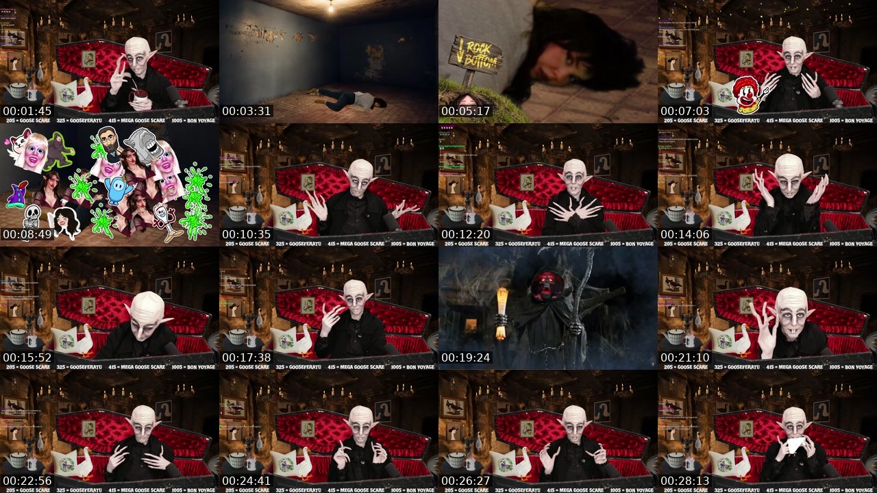 Contact-sheet preview of SpectralSybil's Twitch recording