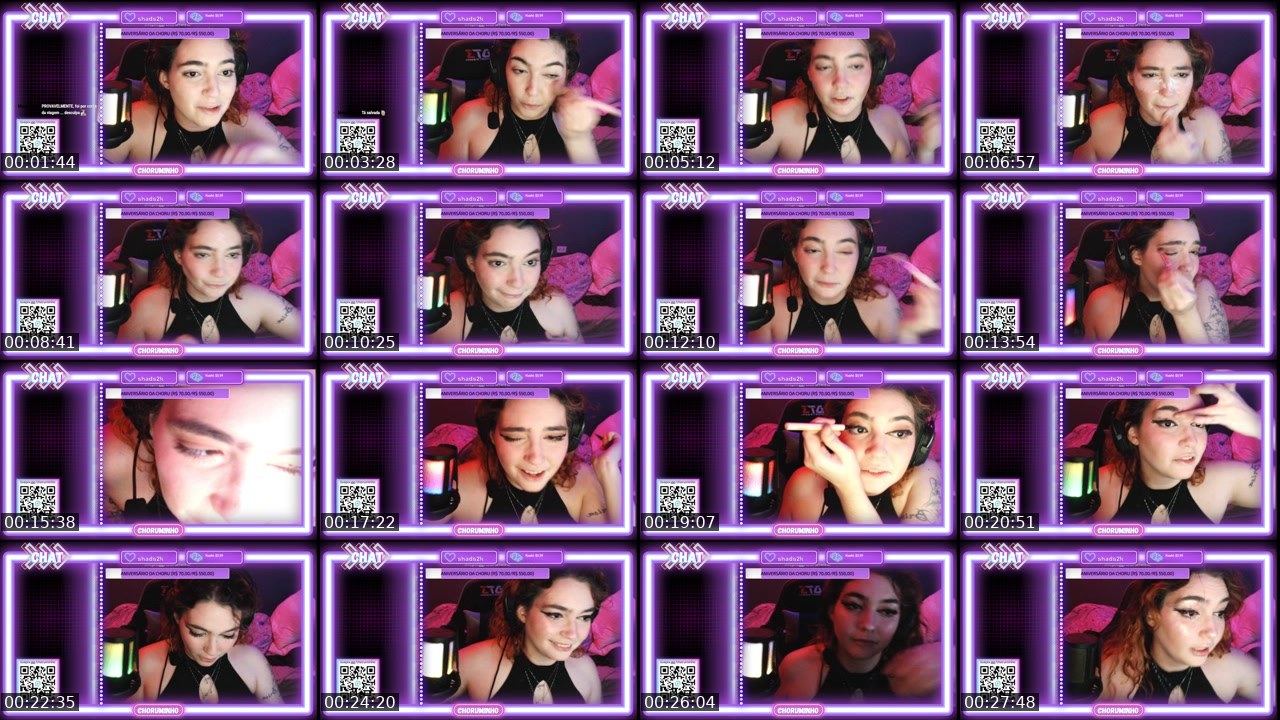 Contact-sheet preview of chorum1nho's Twitch recording