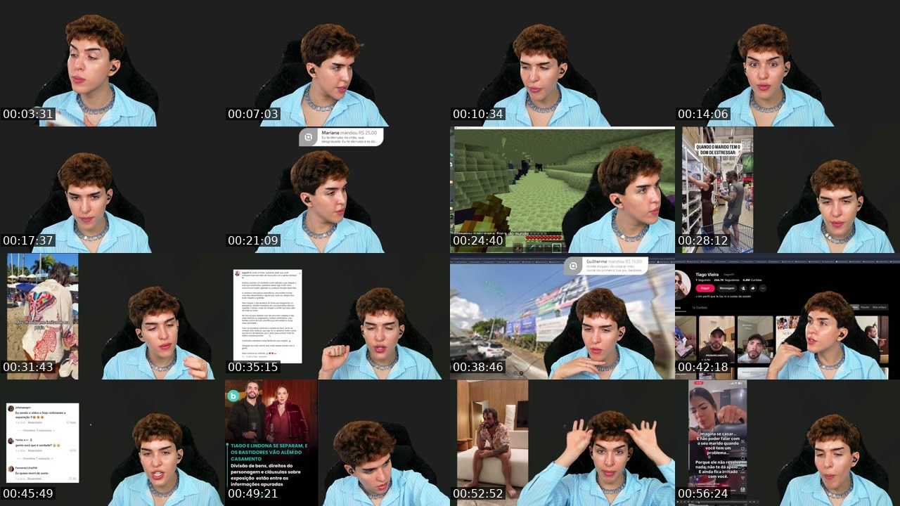 Contact-sheet preview of ISMEIOW's Twitch recording